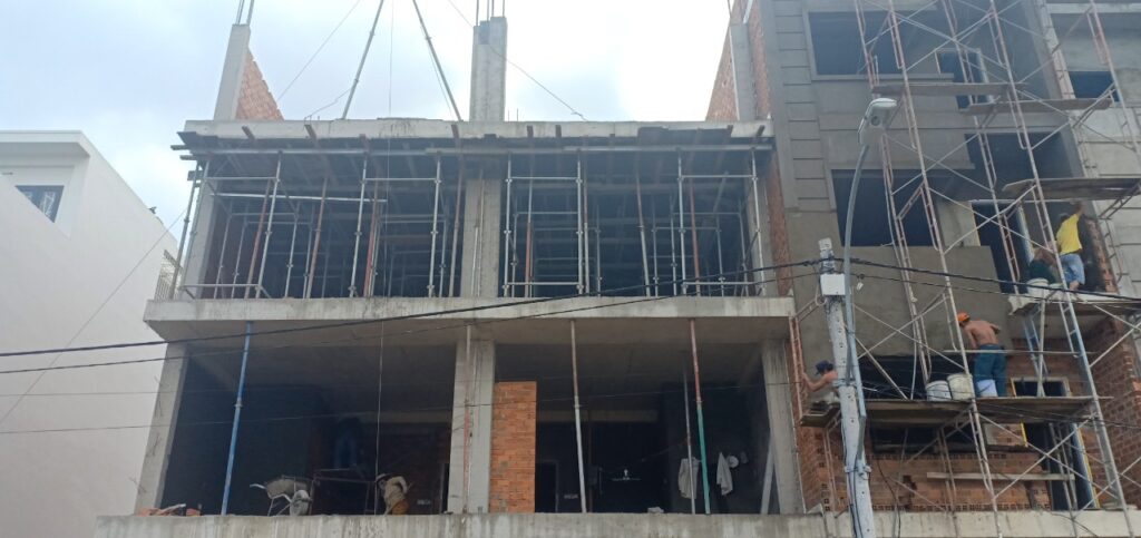 Thi công công cột dầm sàn