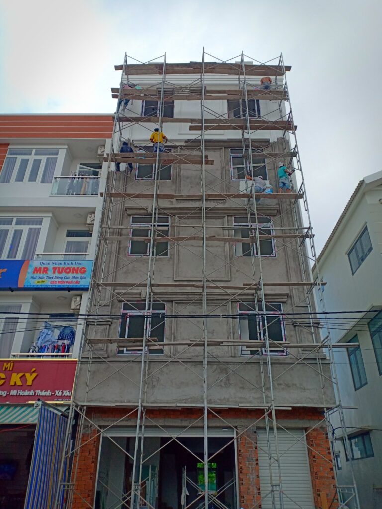 Thi công phần thân